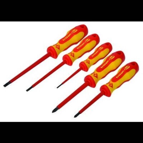 Kit cacciaviti VDE 5 parti C.K Triton XLS Taglio, Croce Pozidriv