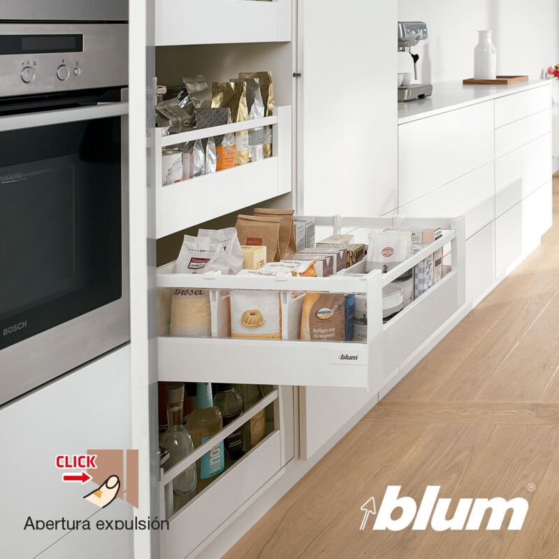 

Blum - Kit Cacerolero D Ind TandemBox M Inter. Extracción Total 500 mm Blanco 65Kg Tob - Blanco
