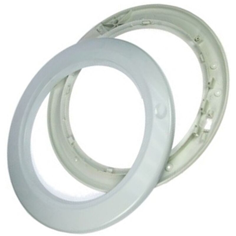 Indesit - Cadre extérieur + intérieur de hublot d'origine