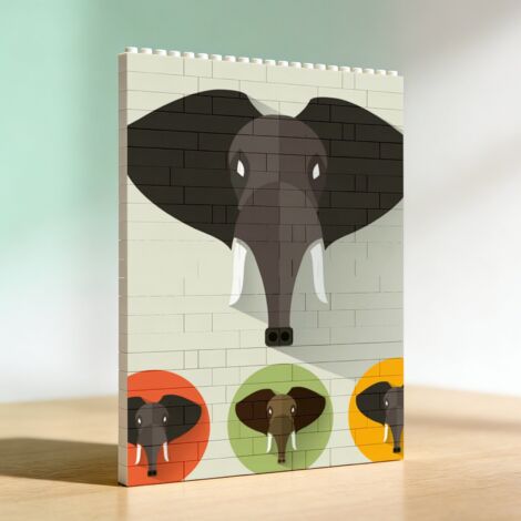 Kit cadre photo en blocs, cadeau romantique pour lui et elle pour la Saint‑Valentin