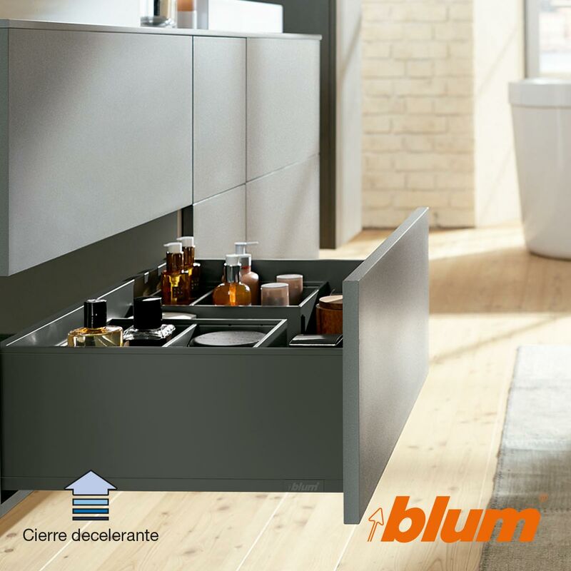 

Blum - Kit Cajon Completo Lbx C Pure Extracción Total 350 mm Gris Orion Tob - Antracita