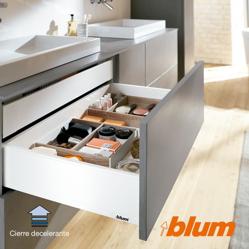 

Blum - Kit Cajon Completo Lbx K Pure Extracción Total 400 mm Blanco Tob - Blanco