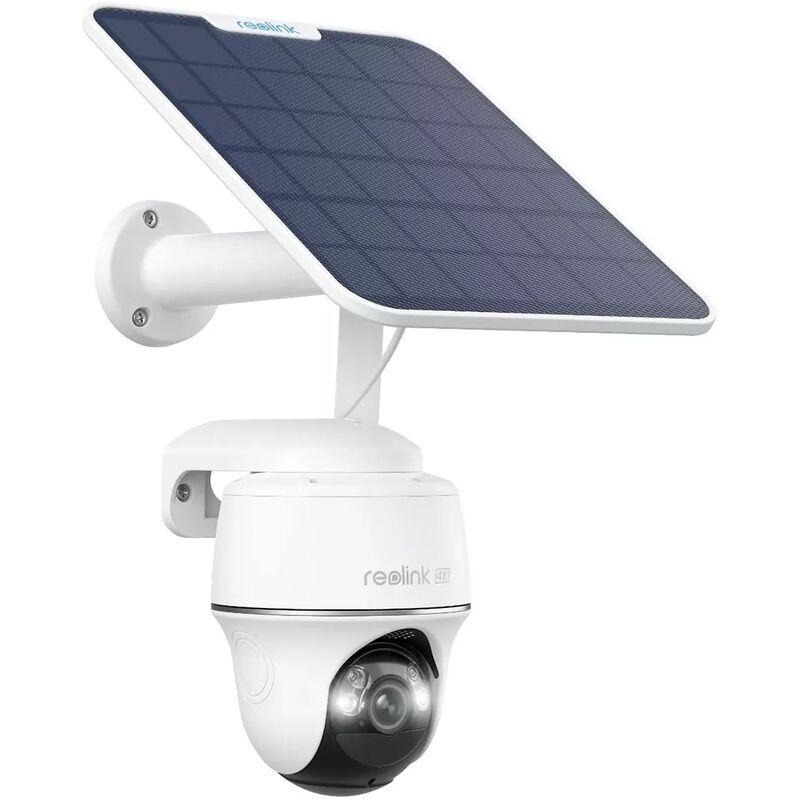 Ultra Secure - Kit caméra 4G - 4K / Détection intelligente / Vision nocturne / IP64 / 32 Go + Panneau solaire 6W (Reolink)