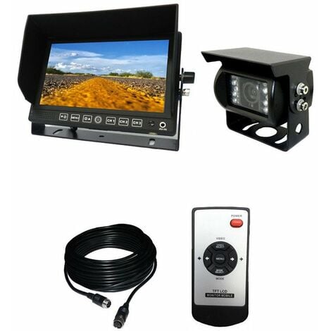URVOLAX Caméra de recul sans fil Kit de caméra de recul numérique pour van,  moniteur 7