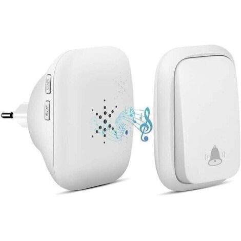 Kit campanello senza fili, campanello senza fili impermeabile IP44, campanello senza fili, campanello