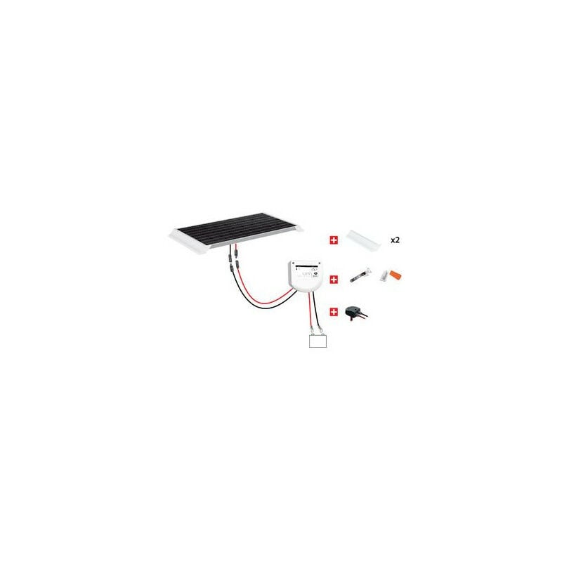 Uniteck - Kit Camping-Car 300w 12v Panneau Monocristallin - Régulateur Mppt - kit camping-car 300W 12V - u