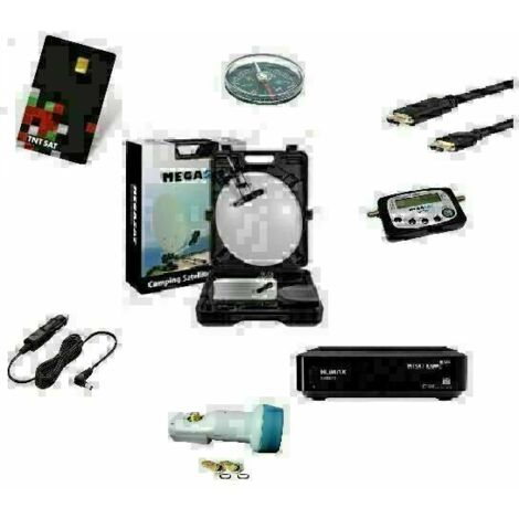 KIT CAMPING CAR Parabole 35 CM + R
