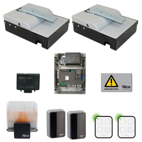 Kit cancello battente interrato NICE SFAB 2124 BD Encoder 2,3 m - SFAB2124KCE