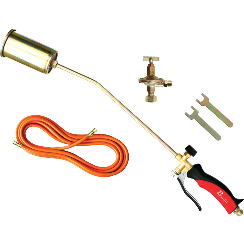 Kit Cannello Bruciatore D 60mmx75cm Tubo e Regol