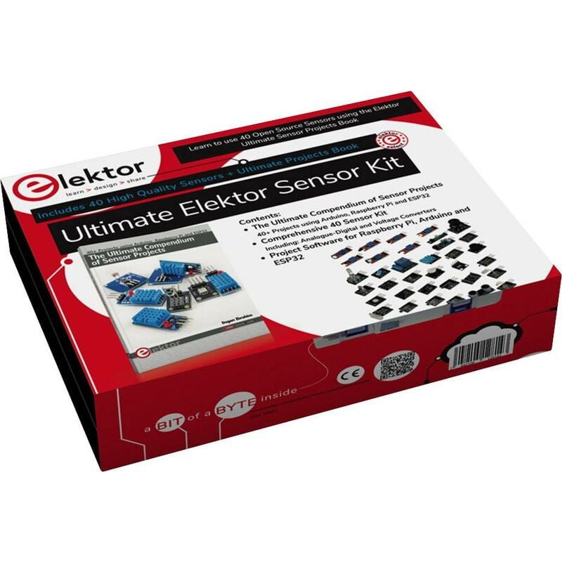 Elektor SEN-Elektorkit Set de capteurs 1 pc(s) Convient pour (kits de développement): Raspberry Pi, Arduino A218752