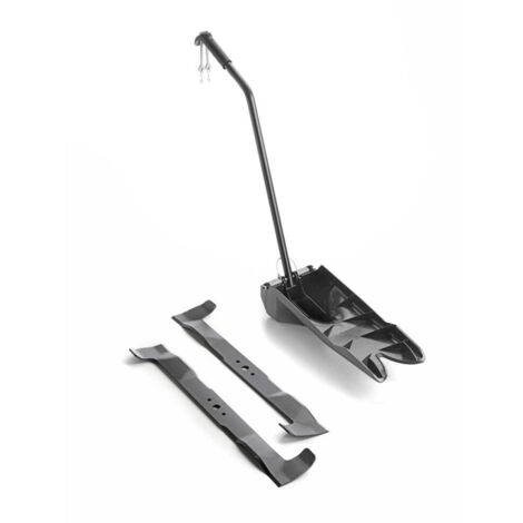 Kit capuchon mulching et lames plates – Optimisation coupe herbe – Compatible tracteurs CASTELGARDEN TC122 et TWINCUT 122 – Réduction en petits morceaux