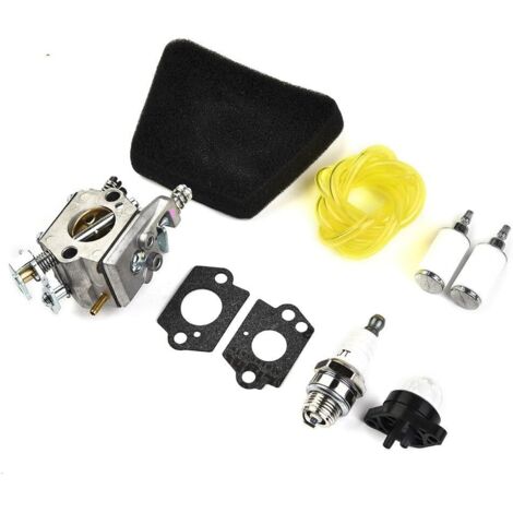 Kit carburateur avec filtre à air pour tronçonneuse Partner 351 352 370 371 390 391 401 420 422 pour McCulloch 333 335 338 435 436 438 440 441 442 444 pour Poull an 20500 2055