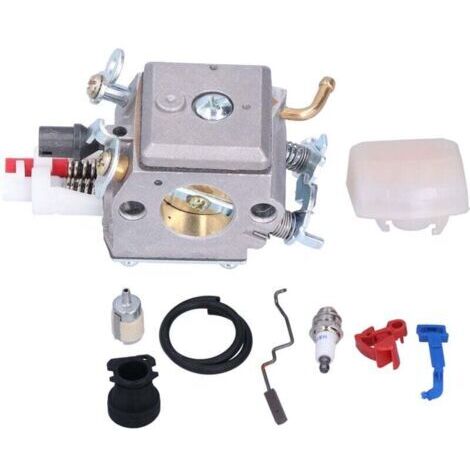 Kit Carburateur Collecteur Admission Filtre à Carburant 9 Pièces Compatible Husqvarna 350 346XP 353 340 345