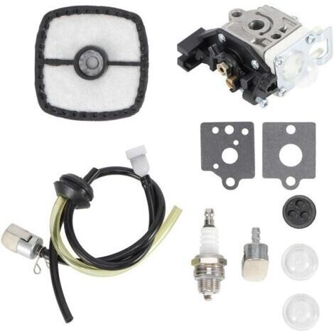 Kit carburateur de qualité supérieure pour débroussailleuse Echo SRM-225 PAS-225 PE225 PPF225 SHC225 SRM225U Installation facile fiable et durable Accessoires complets inclus