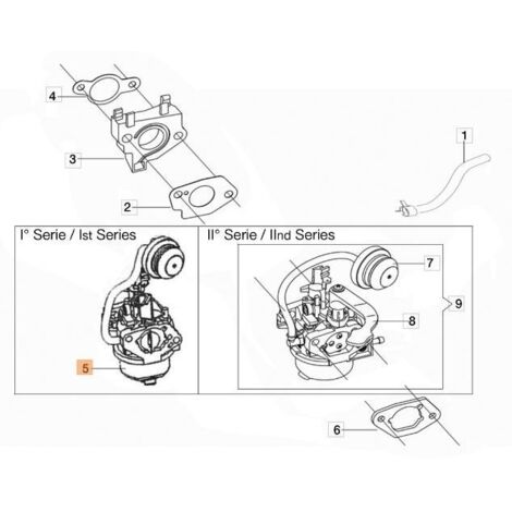 KIT CARBURATEUR EMAK ORIGINAL L66150704