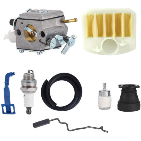 Kit carburateur et bougie compatible avec Husqvarna 350 346XP 353 340 345