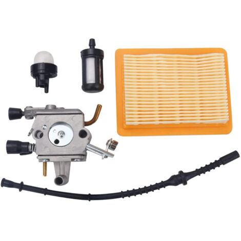 Kit carburateur et filtre à air pour mini-motoculteurs FS400, FS450, FS480, pièces de machines agricoles, tondeuses à gazon STIEL, kit d'entretien carburateur et filtre à air pour mini-motoculteurs.