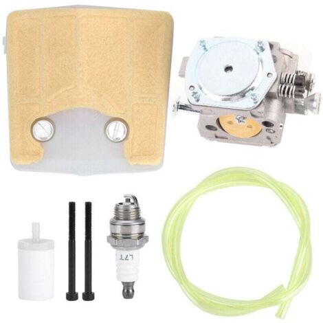 Kit carburateur, filtre à air et bougie d'allumage compatible avec les tronçonneuses Jonsered 625, 630 et 625.