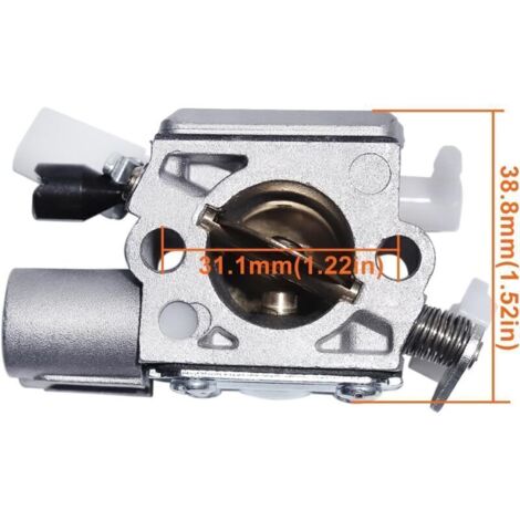 Kit Carburateur Filtre Air Tube Bougie pour Stihl MS231 MS251 MS231C MS251C MS241 - Remplace 1143 120 0611 C1Q-S296