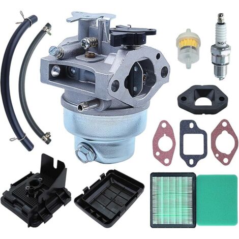 Kit Carburateur pour Honda GCV160 GCV135 GC160 GC135 GCV160-OHC Moteur et Tondeuse, Carbu GCV 160 Tondeuse à Gazon avec Bougie d'allumage,Filtre à Air,Joint, Pièces de Rechange 16100-Z0L-023