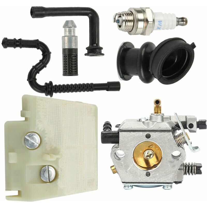 Trimec - Kit carburateur pour Stihl 026 MS260 MS240 240 Walbro WT-194 & bougie filtre à air