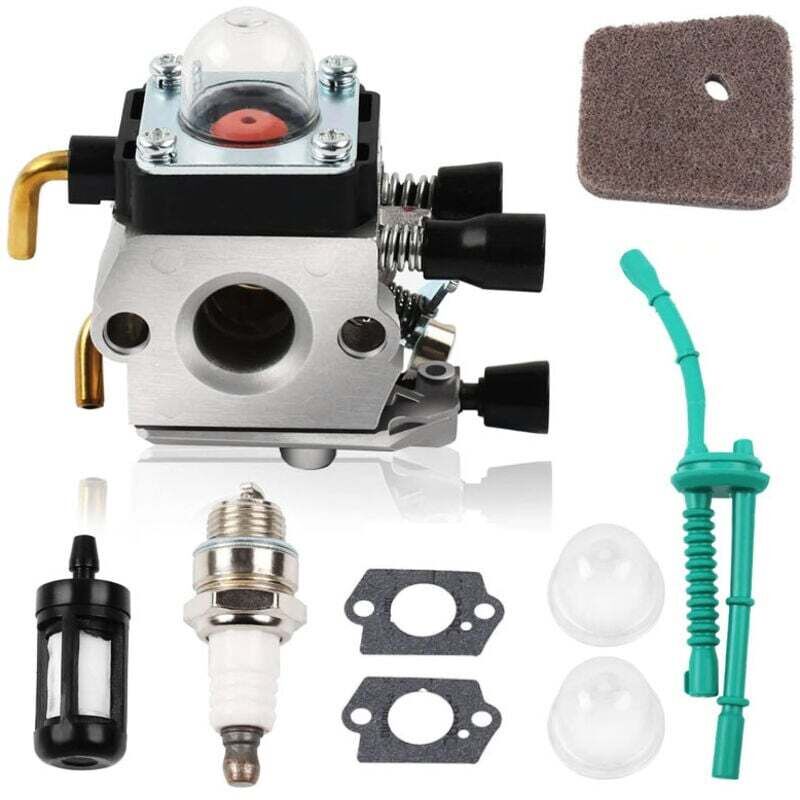 Kit de remplacement pour carburateur stihl FS55 FS55R FS38 KM55 - avec filtre à air, bougie, pompe à essence,de Debuns