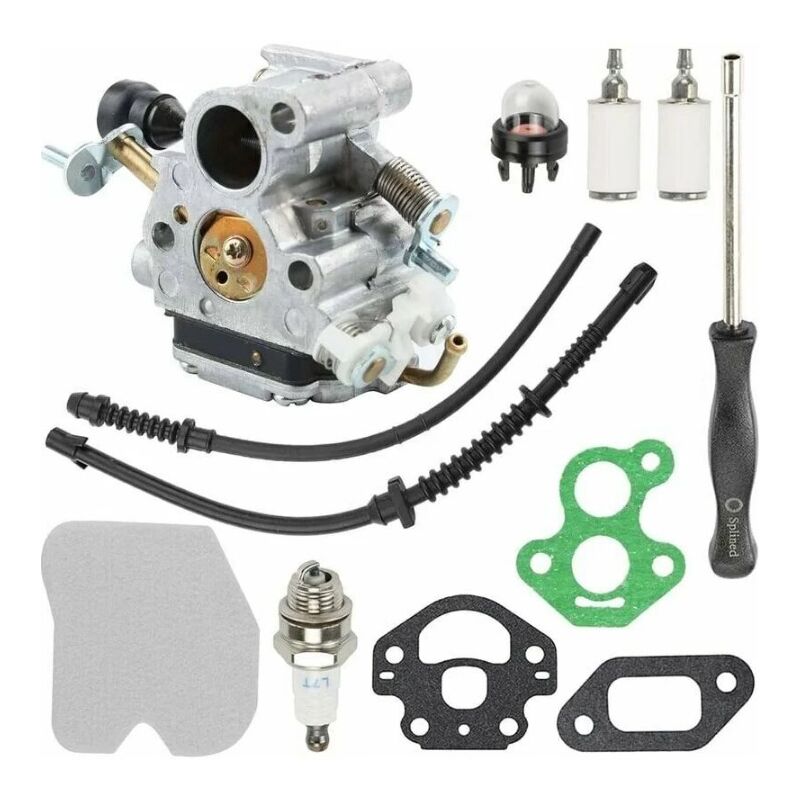 Shining House - Kit Carburateur pour Tronçonneuse 435E 440E Jonsered CS2240 CS2240S CS410 506450501 Accessoires Pièces Matrices de Découpe pour