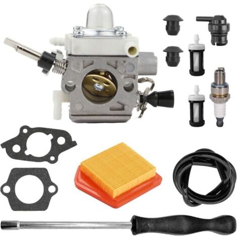 Kit carburatore 4147-120-0625 per FS240 FS240C FS240R FS240RC FS260C FS260R FS360C FS410C con filtro aria 41471410300 con filtro aria e candela, paraolio e tubo flessibile