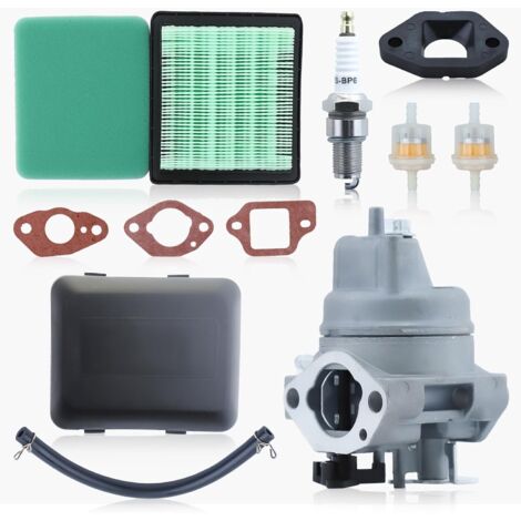 Kit carburatore Haishine GC190 per Honda GC190 GCV190 GCV190LA HRB217 HRX217 HRX217K1 HRX217K2 con coperchio filtro aria, tubo olio, filtro aria GCV160, filtro carburante e candela.