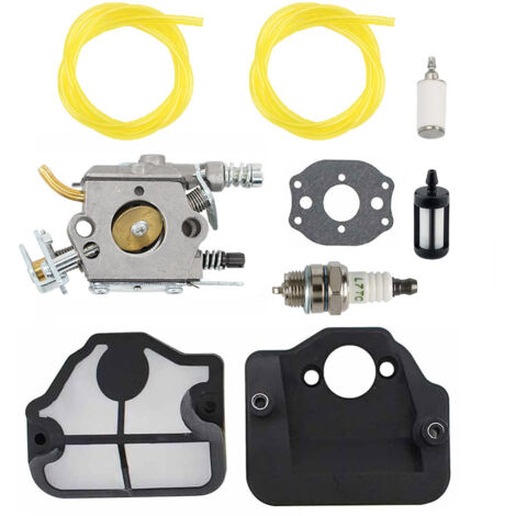 Kit carburatore per motosega Husquvarna 36 41 136 137 137E 141 142 141LE 142E, sostituisce WT-834 WT-657 WT-285 WT-239 C1Q-W29E, con filtro aria e filtro carburante