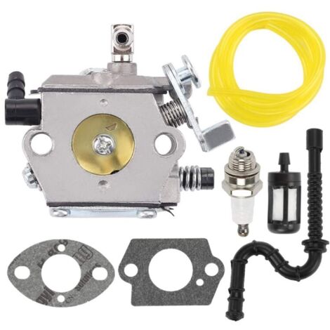 Kit carburatore per motosega Sthil 028 028AV 028, kit di riparazione, candela del carburatore con tubo del carburante e pezzi di ricambio per motosega