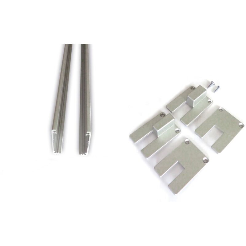 

Scrigno - Kit Carcasa Mordaza Cristal Para Essential L=1200 mm Efet.Inox - Inox