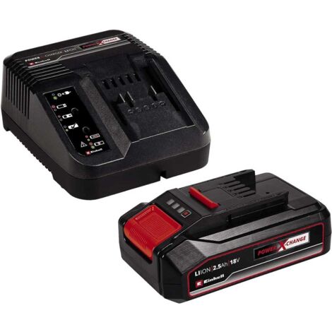 -CAHERSA- KIT: CARGADDOR POWER-X  18V  +  BATERIA REPUESTO 18V 2.5AH