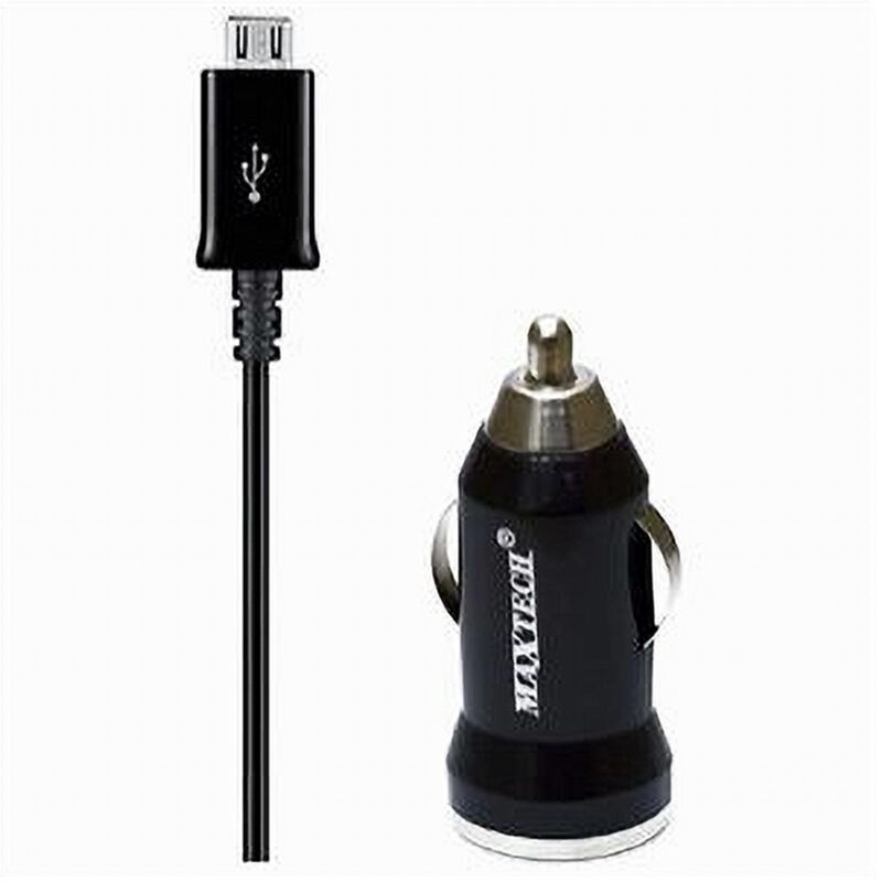 Image of Maxtech - Kit Caricabatterie Caricatore Da Auto Per Ricarica Samsung Huawei Htc Ma-s001 -