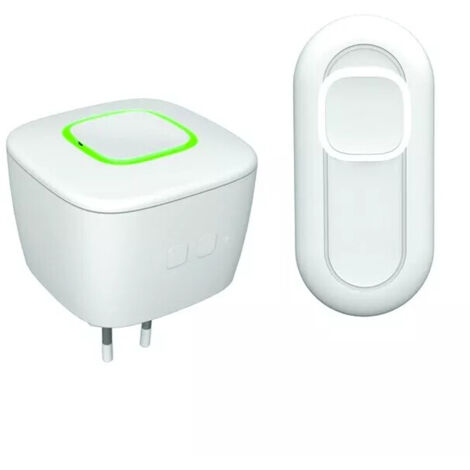 Kit carillon sans fil modèle Cube 200 m - SMARTWARES - Version sur secteur