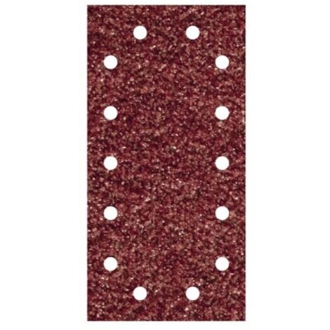 Kit carta abrasiva orbitale a strappo, perforato grana 40 80 120 - wolfcraft
