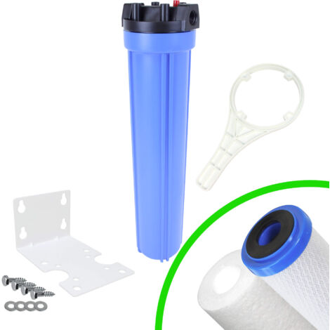 Kit Carter porte filtre complet FHPP-20 - 20'' entrée/sortie 3/4'' - Crystal Filter®