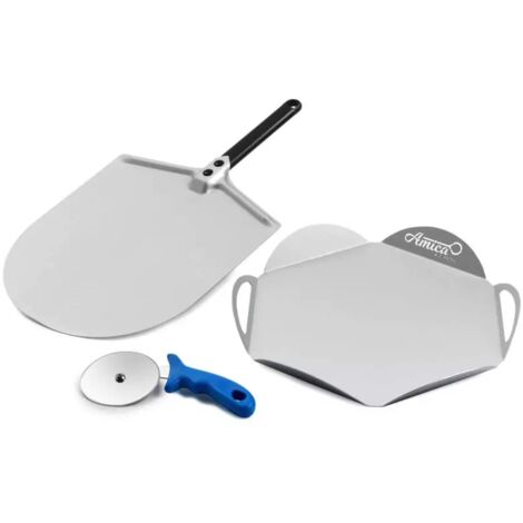 kit "casa mia" con pala 30 cm, vassoio e rotella 10 cm - gimetal