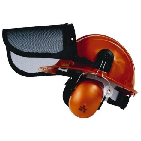 Kit Casque forestier hg9020+ casque antibruit hg1670 + porte visiere et visière