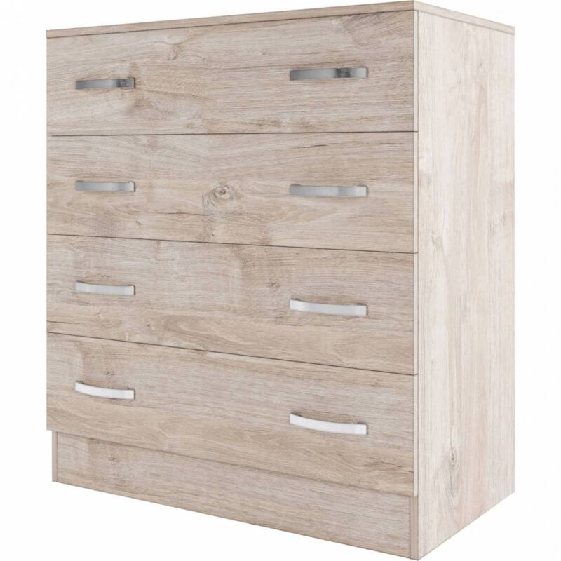 Kit commode 4c cm.90x80x45 chêne vintage k360