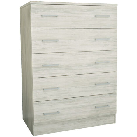 KIT CASSETTIERA 5 CASSETTI 80X45X111 CM BIANCO VEN.K083- 1,0 pz