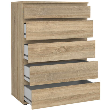KIT CASSETTIERA 5C NOVA 77X40X107 QUERCIA- 1,0 pz