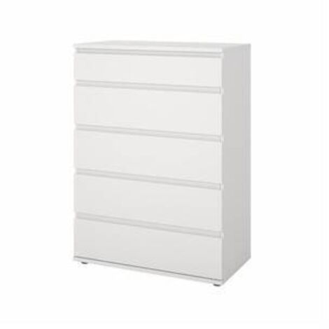 KIT CASSETTIERA NOVA 5 CASS 76,8X40X106,6CM BIANCO