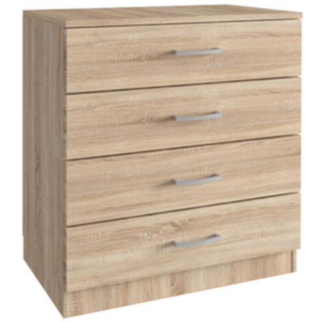 KIT CASSETTONE 4 CASSETTI 70X40XH72 CM ROVERE KITWOOD INDUSTRY 1 PZ