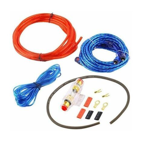 Kit cavi audio RCA installazione amplificatore auto cablaggio subwoofer 5M A68G