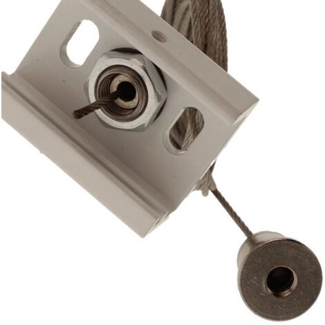 Kit Cavo Sospensione Per Binario Trifase Colore Bianco Filo Da 150cm Per Un Lato CB40103