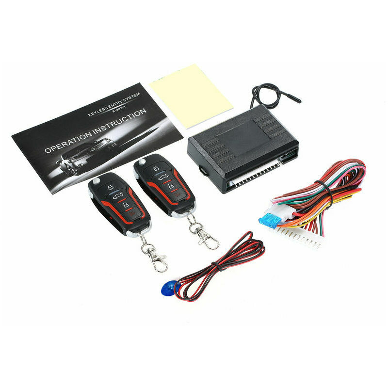 Lucky-88 - Kit centralisé à distance automatique Verrouillage centralisé avec verrouillage de porte à distance Système d'entrée sans clé du véhicule