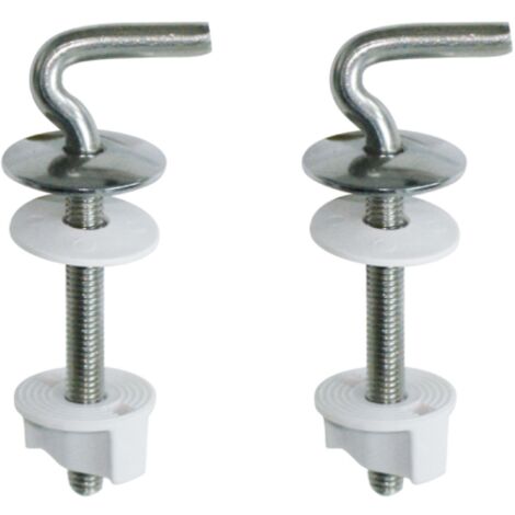 Kit cerniera di ricambio fissa S001K in acciaio filetto M8 accessori e ricambi sedili wc