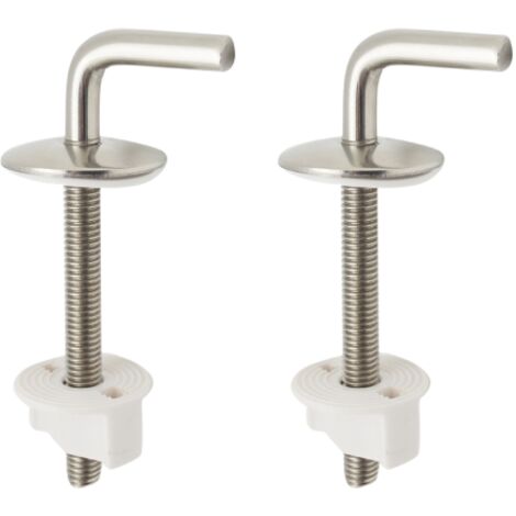 Kit cerniera di ricambio fissa S009K in acciaio filetto M8 accessori e ricambi sedili wc