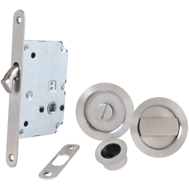 

Kit Cerradura + muletilla + dedal Red.Mare Inox Mate - Inox Satinado